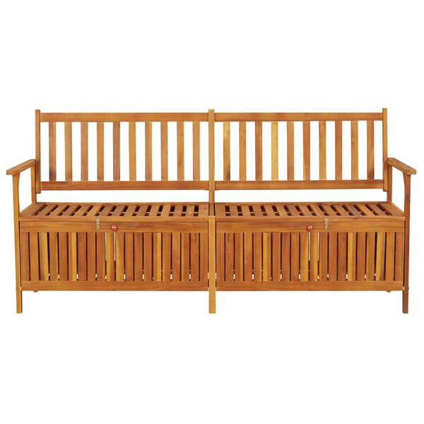 vidaXL Storage Bench 170 cm Solid Wood Acacia