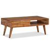 vidaXL Coffee Table | Natural Wood | Solid Acacia Wood | Medium | Coffee Table