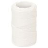 vidaXL Multipurpose Utility Rope 2 mm 50 m White PP 27 kg Max Load