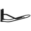 vidaXL Foldable Saddle Rack Wall Mounted Black Iron