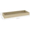 vidaXL Loggia Wall Shelves 2 pcs Oak 40x15x4 cm MDF