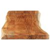 vidaXL Table Top 110x40x3.8 cm Rectangular&nbsp;Solid Wood Acacia Live Edge