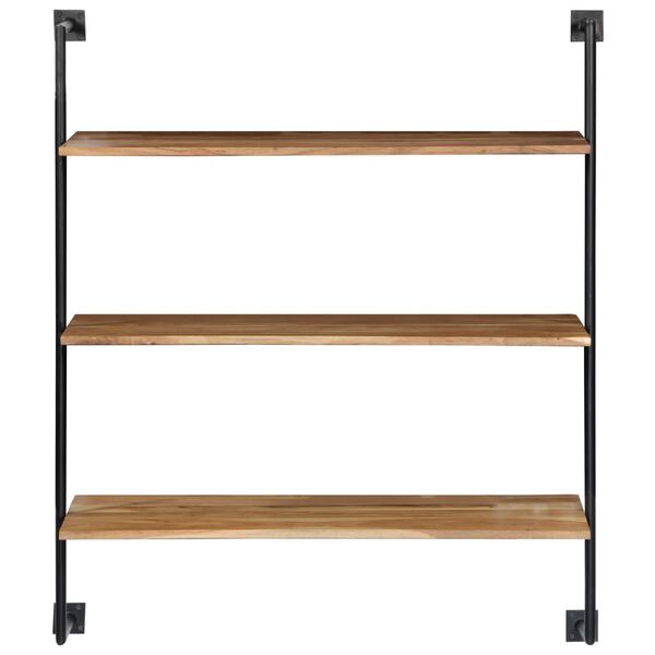 vidaXL Wall Shelf 94x35x113 cm Solid Acacia Wood
