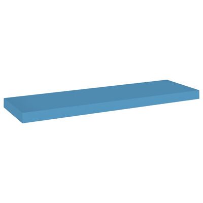 vidaXL Floating Wall Shelf Blue 80x23.5x3.8 cm MDF
