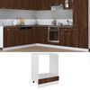 vidaXL Oven Cabinet Lyon Brown Oak 60x46x81.5 cm Engineered Wood