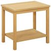 vidaXL Side Table Oil Natural 50 x 35 x 45 cm Solid Acacia Wood