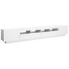 vidaXL TV Cabinet with LED Lights White 260x35x40 cm