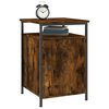 vidaXL Bedside Cabinet Smoked Oak 40x42x60 cm Engineered Wood