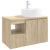 vidaXL Bathroom Furniture Set 2 pcs Sonoma Oak Engineered Wood