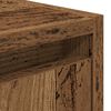 vidaXL Wall-Mounted Bedside Cabinets 2 pcs Old Wood 38x34x40 cm