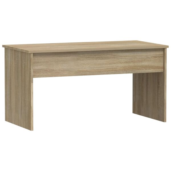 vidaXL Coffee Table Sonoma Oak 102x50.5x52.5 cm Engineered Wood