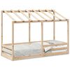 vidaXL Kids' Bed with Roof 90x190 cm Solid Wood Pine