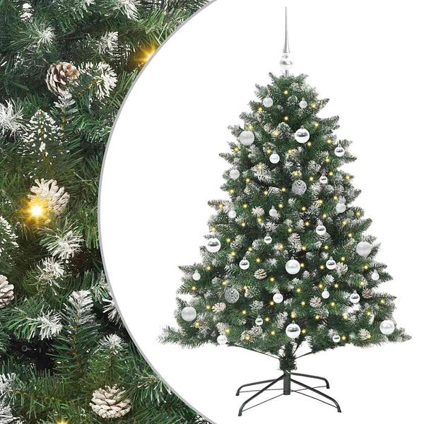 vidaXL Artificial Christmas Tree with Stand Green 105 x 105 x 150 cm