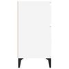 vidaXL Bedside Cabinet White 40x35x70 cm