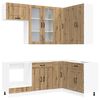 vidaXL Kitchen Unit KALMAR 8 pcs Artisan Oak Engineered Wood