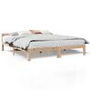 vidaXL Bed Frame without Mattress 180x200 cm Super King Solid Wood Pine