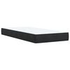vidaXL Box Spring Bed with Mattress Black 90x200 cm Velvet