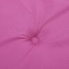 vidaXL Highback Chair Cushions 2 pcs Pink Oxford Fabric