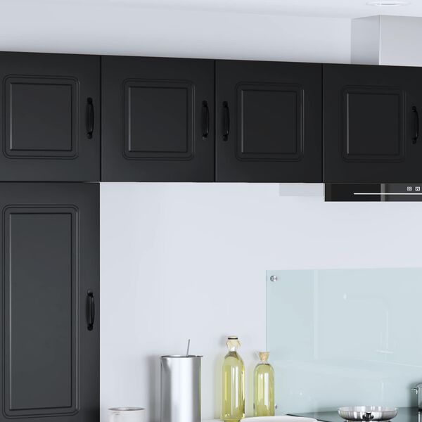 vidaXL Kitchen Cabinet Kalmar Black 40 x 31 x 40 cm Engineered Wood