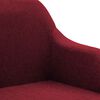 vidaXL Swivel Dining Chairs 4 pcs Wine Red Fabric