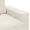 vidaXL Sofa Cream 160 x 80 x 82 cm Poly velvet