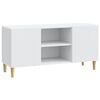 vidaXL TV Cabinet White 102 x 34.5 x 50 cm Engineered Wood