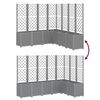 vidaXL Garden Planter with Trellis Light Grey 160x160x140 cm PP