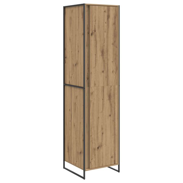 vidaXL Warderobe 2 pcs Artisian Oak 50 x 50 x 200 cm Engineered Wood
