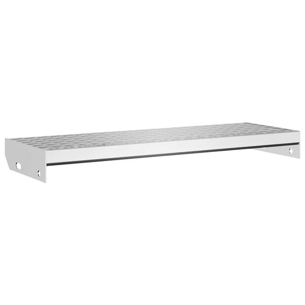 vidaXL Grate Step 70x24x7 cm Galvanised Steel