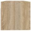 vidaXL Wall Cabinet Sonoma Oak 100x36.5x35 cm Engineered Wood
