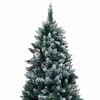 vidaXL Artificial Christmas Tree with 150 LEDs with Stand Green 150 cm