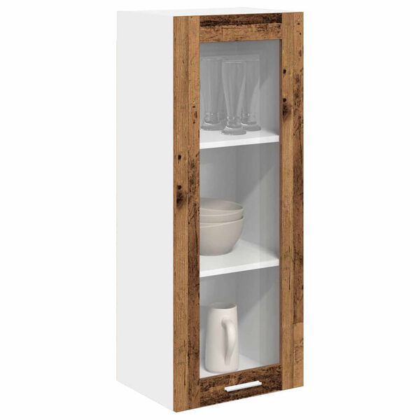 vidaXL Hanging Cabinet Old Wood 40 x 31 x 100 cm Engineered Wood