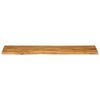vidaXL Table Top 180x40x3.8 cm Live Edge Solid Wood Mango