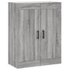 vidaXL Highboard Grey Sonoma 69.5x34x180 cm Engineered Wood