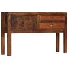 vidaXL Sideboard 118x30x75 cm Solid Mango Wood