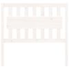 vidaXL Bed Headboard White 105.5x4x100 cm Solid Wood Pine