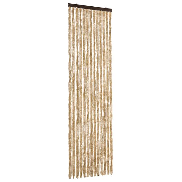 vidaXL Insect Curtain Beige 56x200 cm Chenille