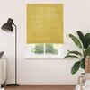 vidaXL Roller Blind with Curtains Manual Yellow 100 x 220 cm Bamboo