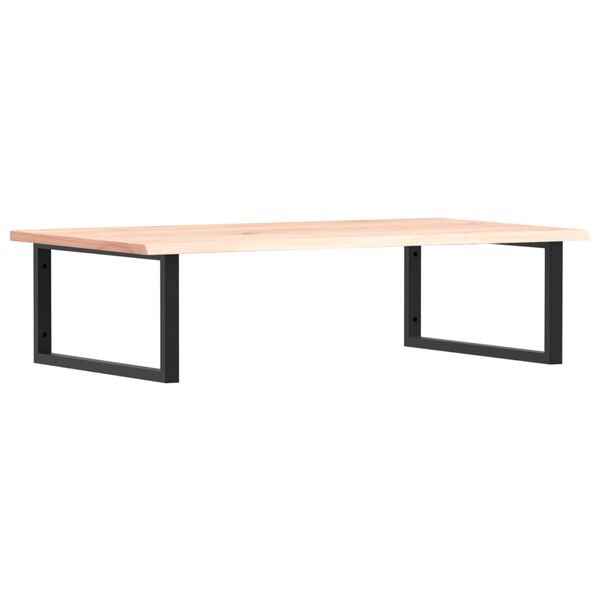 vidaXL Basin Shelf Wall Mounted Steel and Solid Wood Oak