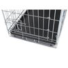 Karlie Dog Crate with 2 Doors 77x47x54 cm Silver