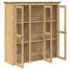 vidaXL Cabinet with Glass Doors BODO Honey Brown