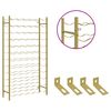vidaXL Wine Rack for 72 Bottles Gold Metal