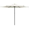 vidaXL Garden Parasol Rectangular 3 x 3 m Polyester Cream