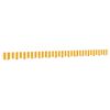 vidaXL Replacement Fabric for Awning Valance Yellow and White Stripe 3.5 m