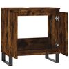 vidaXL Bathroom Cabinet Smoked Oak 58x33x60 cm Engineered Wood