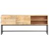 vidaXL Sideboard 145x30x60 cm Solid Mango Wood