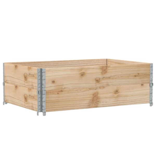 vidaXL Garden Planter 120x80 cm Solid Wood Pine