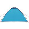 vidaXL Camping Tent Dome 2-Person Blue Waterproof