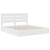 vidaXL Storage Bed with Headboard White 180 x 200 cm Engineered Wood