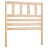 vidaXL Bed Headboard 96x4x100 cm Solid Wood Pine